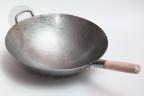 Wok ręcznie wykonany 16 cali (40 cm! ręcznie kuty wok)