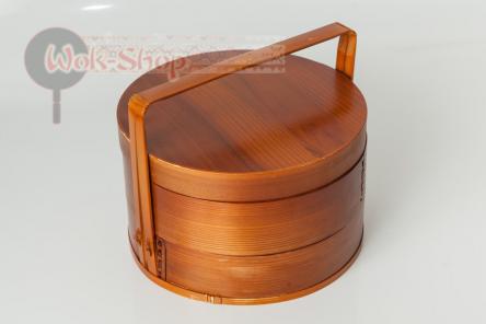 Przenośny pojemnik do podawania potraw 21 cm, 2 poziomy