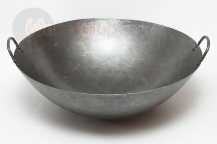 Duży wok ręcznie robiony 20 cali (51 cm! ręcznie kuty wok)