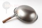 Lekki Wok 35 cm z wykrojonym brzegiem i jednym uchwytem (Rolled Edge London Wok)
