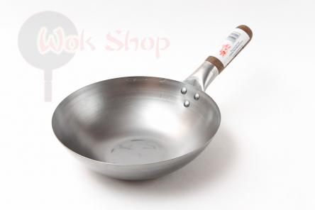 London Wok 25,5 cm z płaskim dnem i jednym uchwytem (London Wok)