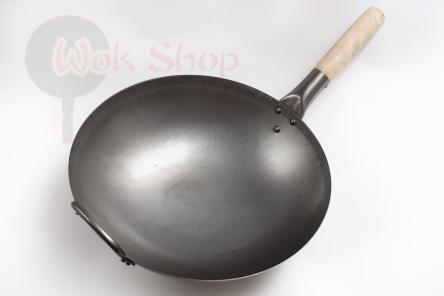 Autentyczny chiński wok 14' z okrągłym dnem