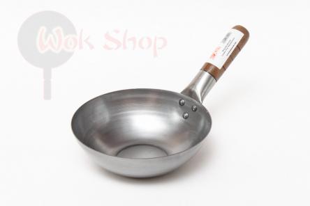 London Baby Wok 21 cm z płaskim dnem i jednym uchwytem (mały wok)