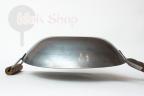 London Wok 35 cm z płaskim dnem i dwoma drewnianymi uchwytami (London Wok)