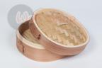 Parownik kwadratowy z drewna 21 cm (parowy koszyk)