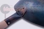 Wstępnie przygotowany wok 33 cm z jednym drewnianym uchwytem (preseasoned carbon steel wok)