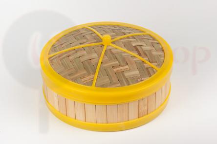 Bambusowy parowar 21 cm wzmocniony plastikiem
