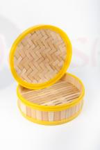 Bambusowy parowar 21 cm wzmocniony plastikiem