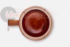 Chiński gliniany garnek Shago o średnicy 16 cm z drucianym oplotem, z jednym uchwytem i pokrywką (Shago, Claypot, Suna nabe, sandpot, piaskowy garnek)