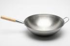 Chiński wok 36 cm z walcowanym brzegiem (Rolled Edge Wok)
