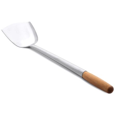 Łopatka do woka Profi, drewno, L (13 cm)